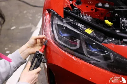헤드라이트PPF가 필수인 이유, BMW M4 전면 보호시공 / 수원 인계동