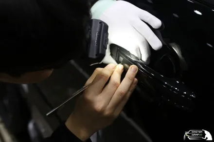 모하비 더마스터 크롬죽이기로 웅장한 올블랙 포스 만들기 / 수원 인계동