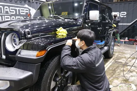 지프 랭글러 오버랜드 차량PPF 휀다 보호시공 / 수원 인계동