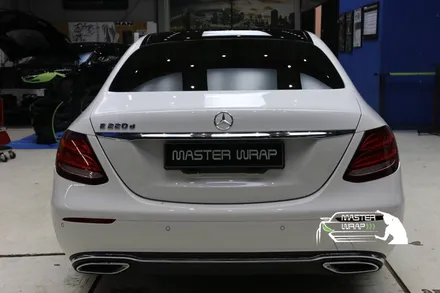 e클래스 W213 루프스킨 제거, 수원 3M 2080글로스블랙 시공기 / 수원 인계동