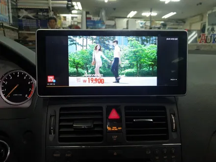 벤츠 C클래스 W204 10.25인치 안드로이드 올인원으로 업그레이드 완성!