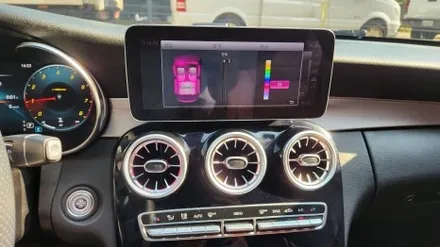 벤츠 W205 C43 AMG 순정연동 송풍구 + 리어송풍구 엠비언트 풀세팅 | 오토갤러리 김포점 · 송파점