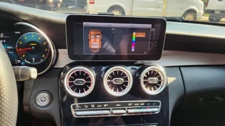 벤츠 W205 C43 AMG 순정연동 송풍구 + 리어송풍구 엠비언트 풀세팅 | 오토갤러리 김포점 · 송파점
