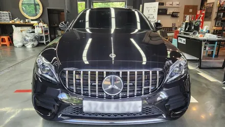 벤츠 W205 C43 AMG 순정연동 송풍구 + 리어송풍구 엠비언트 풀세팅 | 오토갤러리 김포점 · 송파점