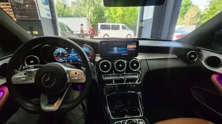 벤츠 W205 C43 AMG 순정연동 송풍구 + 리어송풍구 엠비언트 풀세팅 | 오토갤러리 김포점 · 송파점