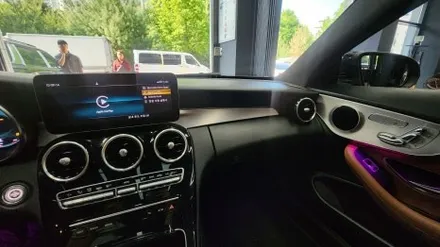 벤츠 W205 C43 AMG 순정연동 송풍구 + 리어송풍구 엠비언트 풀세팅 | 오토갤러리 김포점 · 송파점