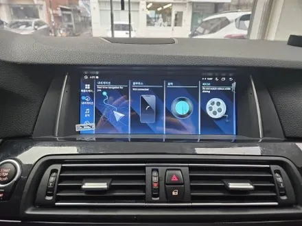 BMW 5시리즈 F10 순정핏 안드로이드 올인원 장착 일산백석점에서 했어요!!