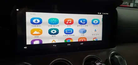 벤츠 E클래스 안드로이드 셋탑형 네비게이션 M2C-200A 송파구 오토갤러리