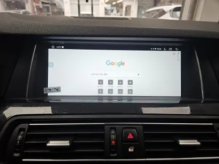 BMW 5시리즈 F10 순정핏 안드로이드 올인원 장착 일산백석점에서 했어요!!