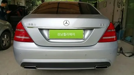 벤츠S350 19인치amg다이아컷팅휠복원 / 용인 보정동