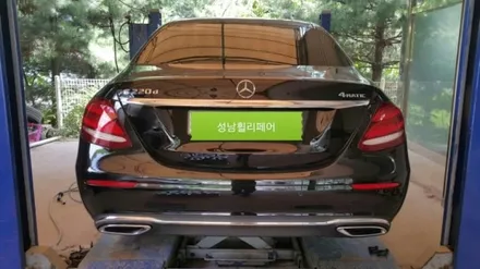 벤츠 E220d 4메틱 18인치휠복원입니다 / 용인 보정동