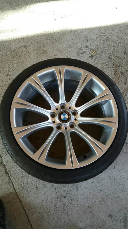 bmw 19인치 타이어파손과 크랙 휠 / 용인 보정동