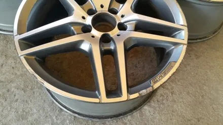 벤츠 E350블루텍 amg 18인치다이아컷팅휠 / 용인 보정동