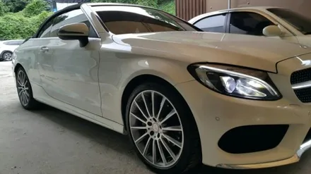 벤츠 C200 amg19인치 다이야컷팅휠복원 일명 마차휠 / 용인 보정동