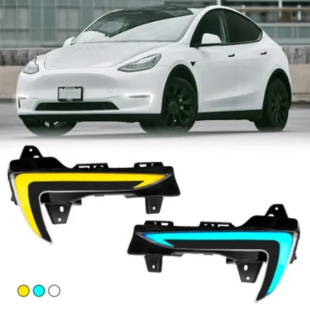 [TESLA] 테슬라 모델3,Y LED 사제 안개등 튜닝 / 충청 금산