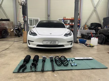 [TESLA] 모델3 불편 승차감의 정상화. 하이랜드서스펜션 교체, 하체점검, 운행소음, 하부진동, / 충청 금산
