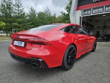[WHEEL] 아우디 RS7 4K 최신형 개조와 함께, A 스타일 커스텀 풀 단조휠 장착! / 충청 금산