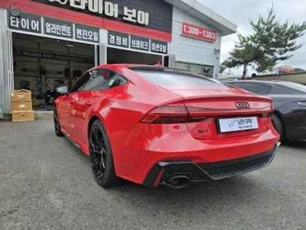 [WHEEL] 아우디 RS7 4K 최신형 개조와 함께, A 스타일 커스텀 풀 단조휠 장착! / 충청 금산