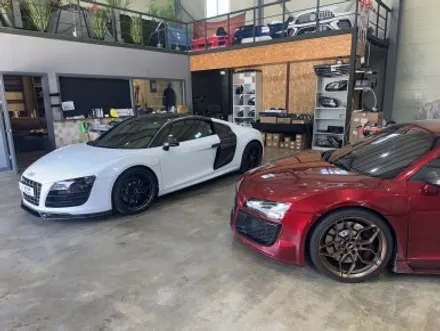 [WHEEL] 아우디 R8 V10 시트 가죽 교체, 커스텀 옵셋 주문제작 단조 휠 제작! Feat. 리얼 카본 프론트립 / 충청 금산