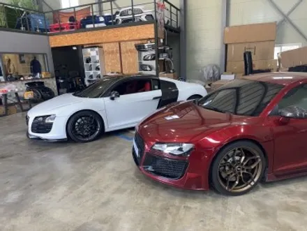 [WHEEL] 아우디 R8 V10 시트 가죽 교체, 커스텀 옵셋 주문제작 단조 휠 제작! Feat. 리얼 카본 프론트립 / 충청 금산