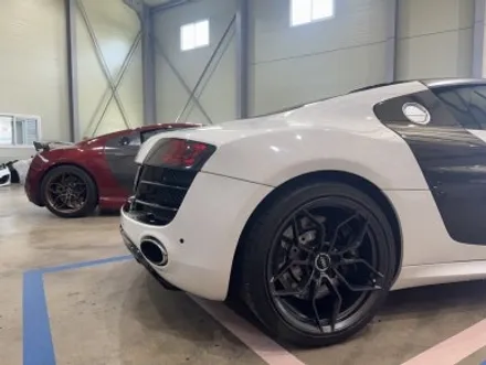 [WHEEL] 아우디 R8 V10 시트 가죽 교체, 커스텀 옵셋 주문제작 단조 휠 제작! Feat. 리얼 카본 프론트립 / 충청 금산