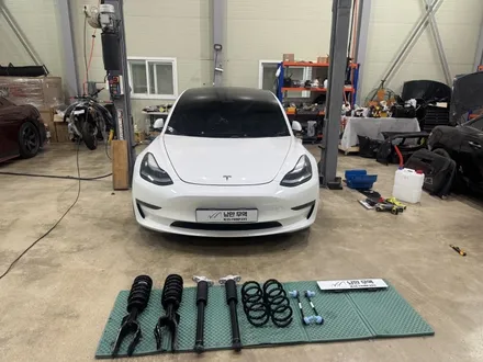 [TESLA] 모델3 불편 승차감의 정상화. 하이랜드서스펜션 교체, 하체점검, 운행소음, 하부진동, / 충청 금산