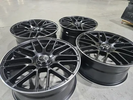 [BENZ]  벤츠 S클래스 S63 AMG 퍼포먼스 에디션 블랙 림폴리쉬 20인치 휠 튜닝 (인디오더 카피 휠) / 충청 금산