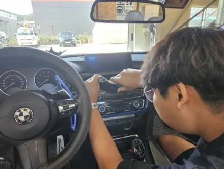 [BMW] 4시리즈 428i 무선 안드로이드 올인원 애플카플레이 미러링 시공 작업기! / 충청 금산