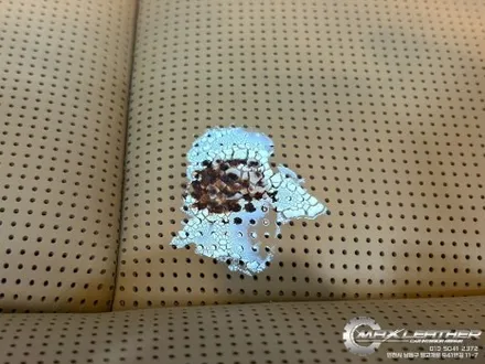 신형 팰리세이드 2열 시트 매니큐어 용액 변색 복원 사례 / 인천 남동