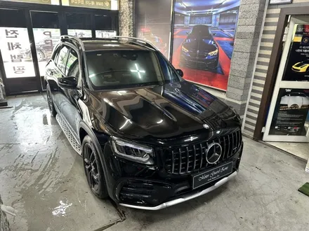 벤츠 신형 glb 35 amg 버건디 래드 마이바흐 스타일 투톤랩핑 및 카본 유광 포인트 랩핑 완성! / 부천, 광명, 시흥