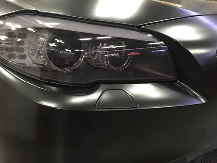부천랩핑 bmw f10 530d 사틴 블랙 전체랩핑 반무광 랩핑 블랙포스 / 부천 상이로