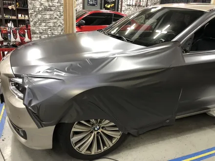 #부천랩핑 bmw gt (5gt) #사틴다크그레이필름 #전체랩핑 시공 #반무광그레이랩핑 모터가드존 본점 시공 / 부천 상이로