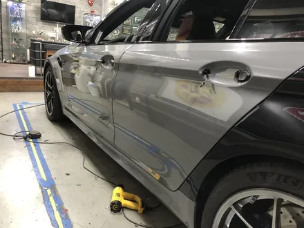 인천부천랩핑 new bmw g30 m5  락그레이필름 전체랩핑시공 완성 / 부천, 광명, 시흥