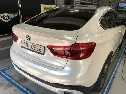 부천랩핑 Bmw x6 화이트펄필름 전체랩핑 모터가드존 / 부천, 광명, 시흥