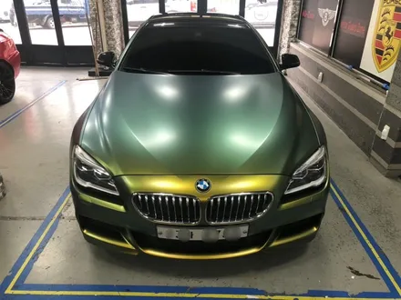 부천랩핑 bmw 640d 스프링플래쉬 카멜레온 전체랩핑시공 / 부천, 광명, 시흥