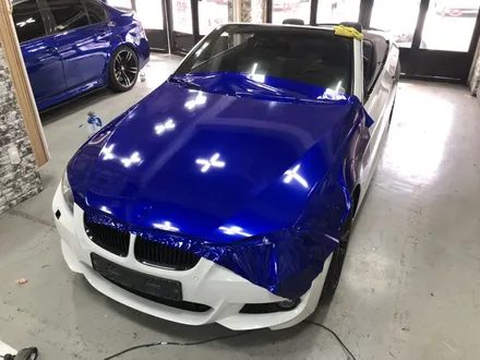 부천랩핑 bmw e93 328i 컨버터블 라즈베리블루랩핑 / 부천, 광명, 시흥