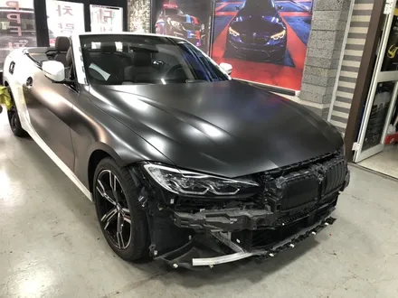 2022 bmw 420i 컨버터블  사틴 블랙 랩핑으로 업그레이드하기!! / 부천, 광명, 시흥