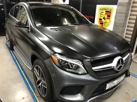 벤츠 gle쿠페 350d 사틴블랙 전체랩핑! 블랙에디션 랩핑하기! / 부천, 광명, 시흥