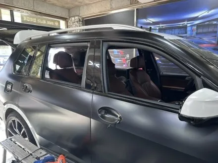 [모터가드존] bmw x7 고광택 사틴 무광 블랙 전체 랩핑 완성!! 부천 랩핑 / 부천 상이로