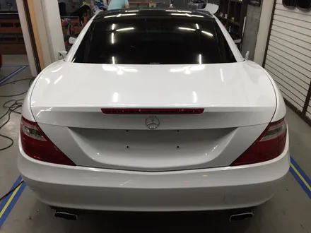 부천 랩핑 화이트유광 전체랩핑+벤츠slk350랩핑+부천전체랩핑 / 부천 상이로