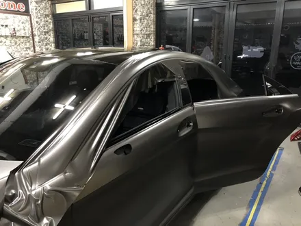 부천인천랩핑 벤츠cls63amg 사틴 바살트 다크그레이필름 전체랩핑시공 / 부천, 광명, 시흥