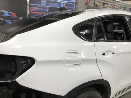 인천 bmw x6 화이트유광 랩핑으로 순정컬러랩핑 완성! / 부천, 광명, 시흥