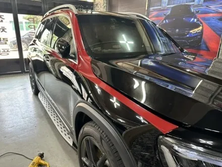 벤츠 신형 glb 35 amg 버건디 래드 마이바흐 스타일 투톤랩핑 및 카본 유광 포인트 랩핑 완성! / 부천, 광명, 시흥