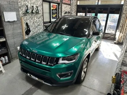[부천 랩핑] jeep 컴패스 랩핑 다크 그린 전체랩핑 모터가드존 본점 / 부천 상이로