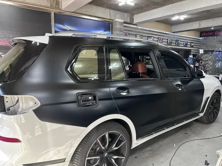 [모터가드존] bmw x7 고광택 사틴 무광 블랙 전체 랩핑 완성!! 부천 랩핑 / 부천 상이로