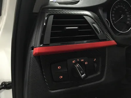 [bmw 320d 랩핑]실내우드랩핑+부천실내랩핑+루프스킨랩핑+카본랩핑+디퓨져랩핑 / 부천 상이로