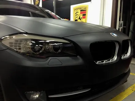 부천 전체 랩핑 bmw 520d 블랙 무광 랩핑 부천 모터가드존 본점 랩핑 / 부천 상이로