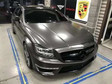 부천인천랩핑 벤츠cls63amg 사틴 바살트 다크그레이필름 전체랩핑시공 / 부천, 광명, 시흥