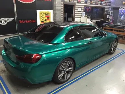 인천 부천랩핑 bmw 428i 컨버터블 m스포츠 다크그린펄전체랩핑시공 / 부천, 광명, 시흥