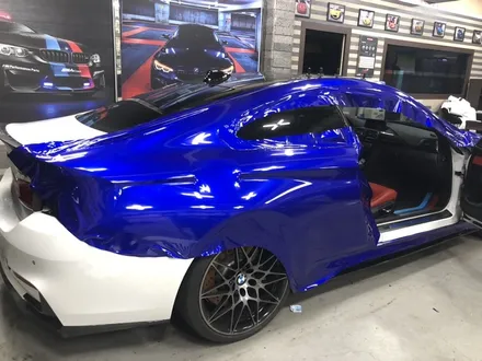 bmw m4 라즈베리 블루 랩핑으로 페인트워크에디션 으로 완성하기! / 부천, 광명, 시흥